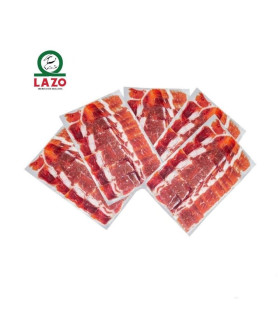 Ręcznie krojona szynka z łopatki iberyjskiej z żołędzi 100% Lazo