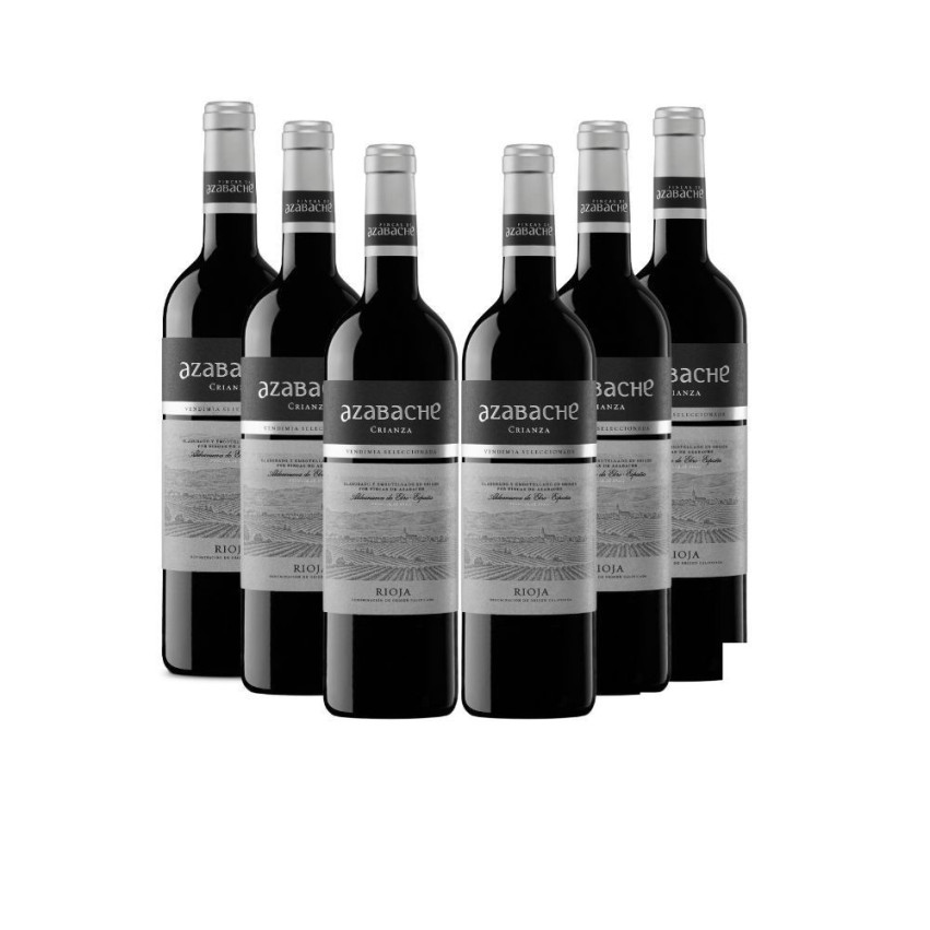 Wino Czerwone Azabache Crianza DOP Rioja Pude?ko 6