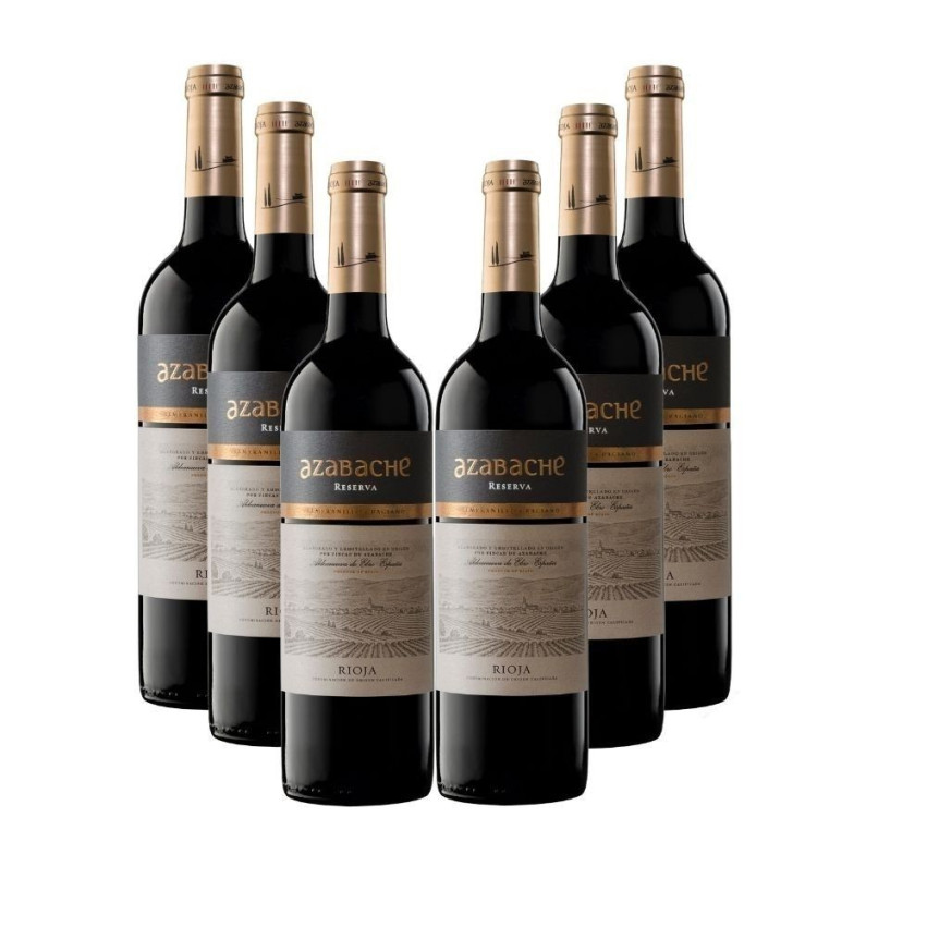 Czerwone Wino Azabache Reserva DOP Rioja, pude?ko 6 sztuk