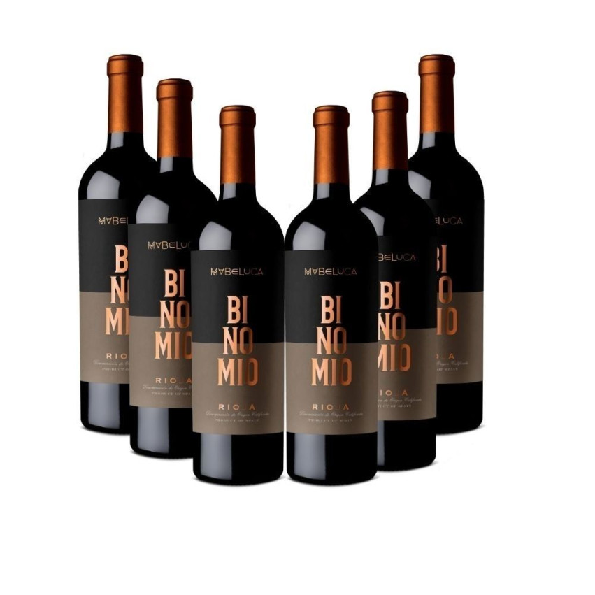 Rotwein Mabeluca Binomio Reserva DOCa Rioja Karton mit 6 Flaschen