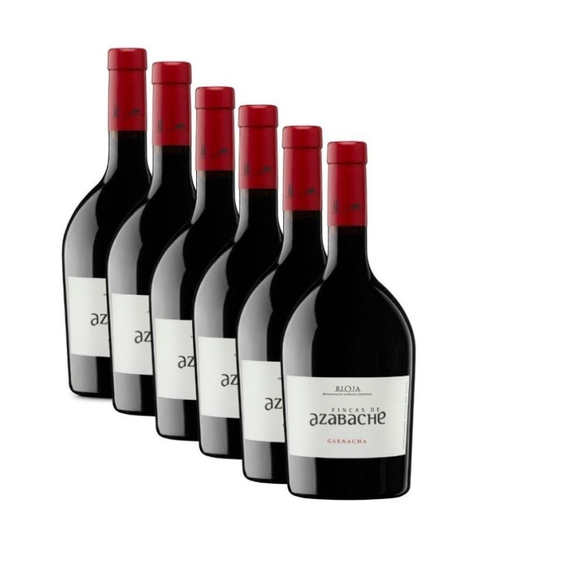 Vino Tinto Fincas de Azabache Garnacha Crianza DOCa Rioja Caja de 6