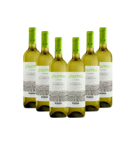 Vino Blanco Dilema Verdejo DO Rueda Caja de 6