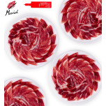Jamón ibérico de bellota Marcial Castro krojony r?cznie, 20 talerzy po 80g.