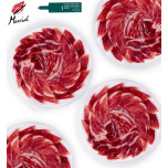 Hand Sliced Marcial Castro ibérico de Cebo ham 20 portions of 80 g