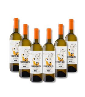 Vino Blanco Perro Flauta Verdejo DOCa Rioja Caja de 6