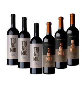 Ensemble Vins Rioja : 3 Mabeluca Trinomio Crianza + 3 Binomio Reserva DOCa