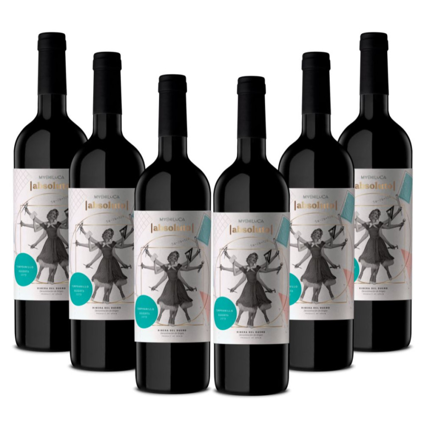 Zestaw 6 Butelek Mabeluca Absoluto Reserva DO Ribera del Duero