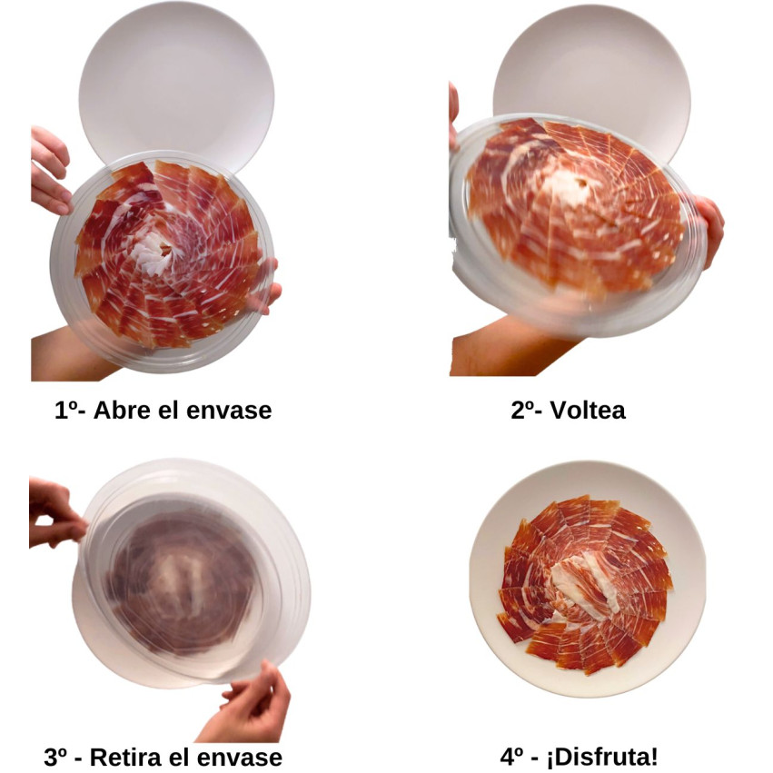 Loncheado a mano de Jamón de Cebo Campo Ibérico La Joya de la Sierra - 40 platos de 80g