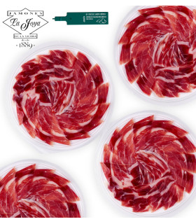Iberian acorn-fed ham La Joya de la Sierra hand-sliced 40 plates of 80g easy serving format
