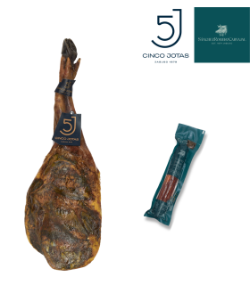 Paleta z iberyjskiej wieprzowiny bellota 100% 5 Jotas + Lomo SRC