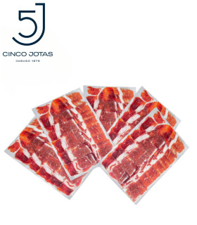 Pokrojona r?cznie Szynka z Przedniej Cz??ci Wieprzowiny Bellota 100% Ibérica 5 Jotas - 20 paczek po 80g