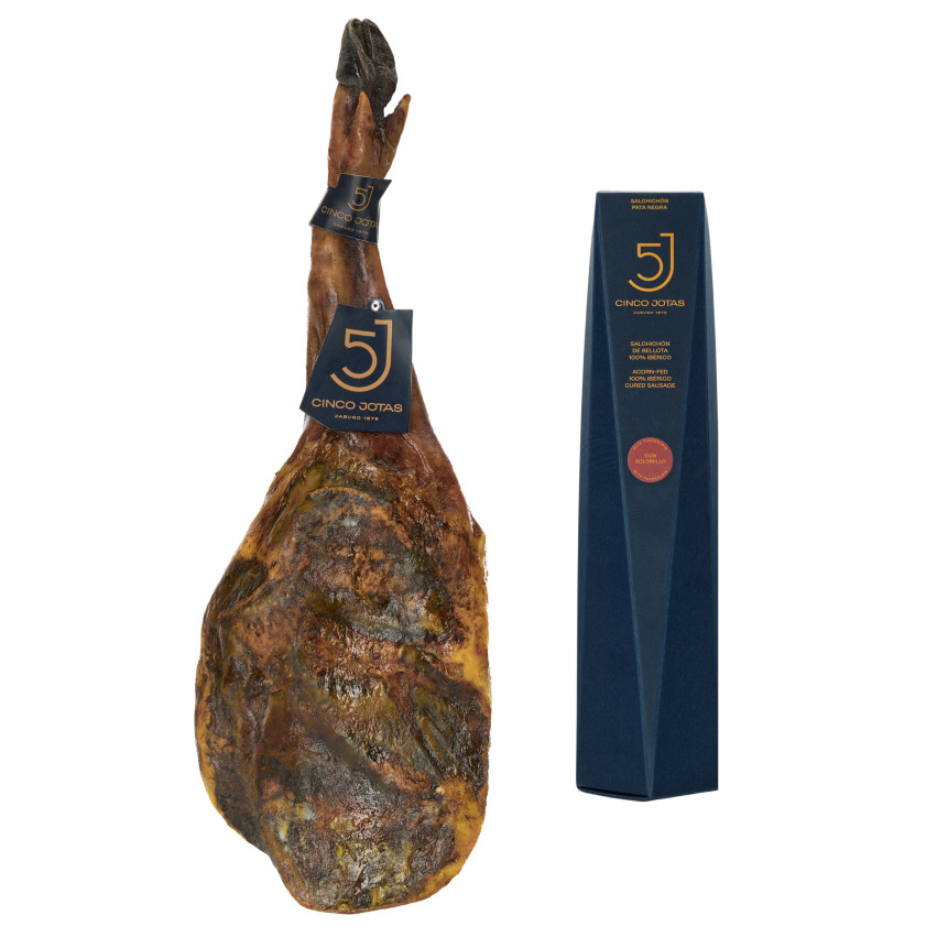 Pack 5J C: Schulter und Salchichón 100% Ibérico Bellota | Iberian Market