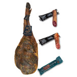 Pack 5J: Łopatka 5 Jotas o wadze 4,5-5 kg/sztuka + Polędwica Sánchez Romero Carvajal + Wędliny Cosierra