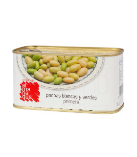 White and Green Pochas 850 ml - Almanaque Preserves