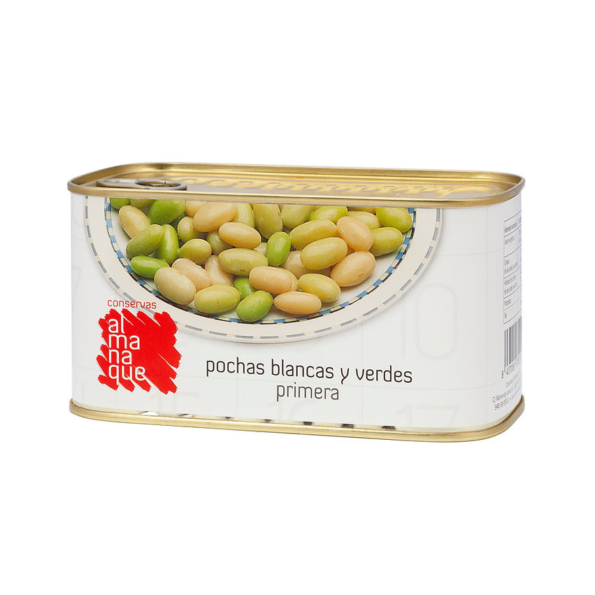 POCHAS BRANCAS E VERDES LR 850 ML