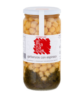 Chickpeas with Spinach 720 ml - Almanaque Preserves