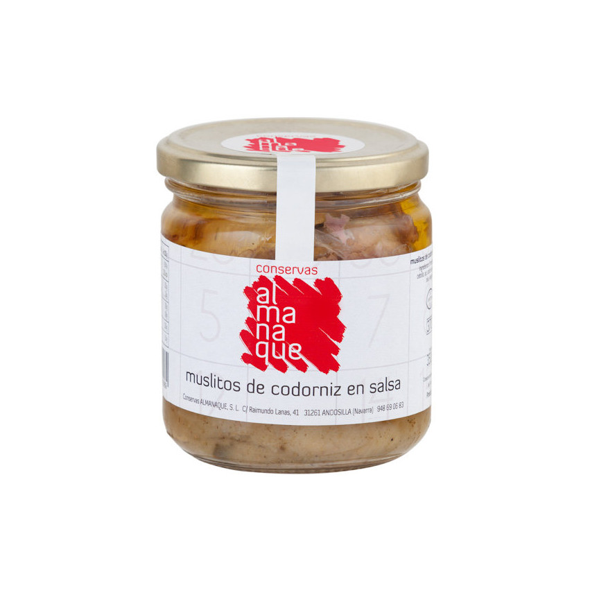 Quail Drumsticks in Sauce 370 ml - Almanaque Canned Goods
