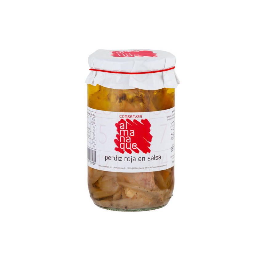 Perdiz Vermelha em Molho 720 ml - Conservas Almanaque