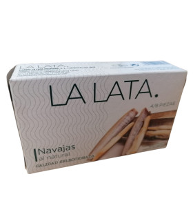 NAVALHAS AO NATURAL LATA 120GR MARCA LA LATA
