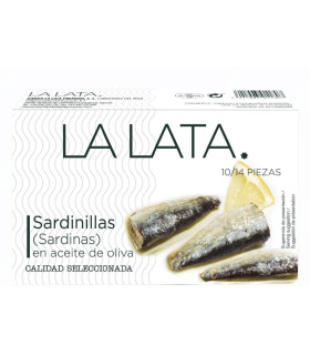 Sardines à l'huile d'olive 10/14 – 115 g – Marque La Lata
