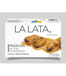 Mussels in Marinade 13/18 – Can 115 g – Brand La Lata