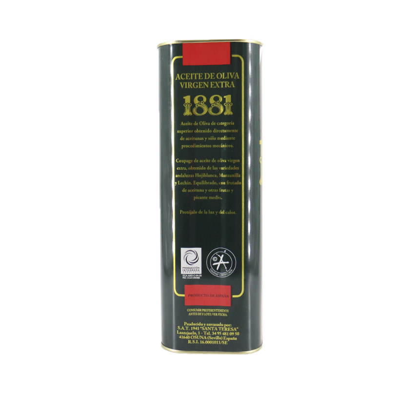 Huile d'Olive Extra Vierge 1881 – Boîte 5L