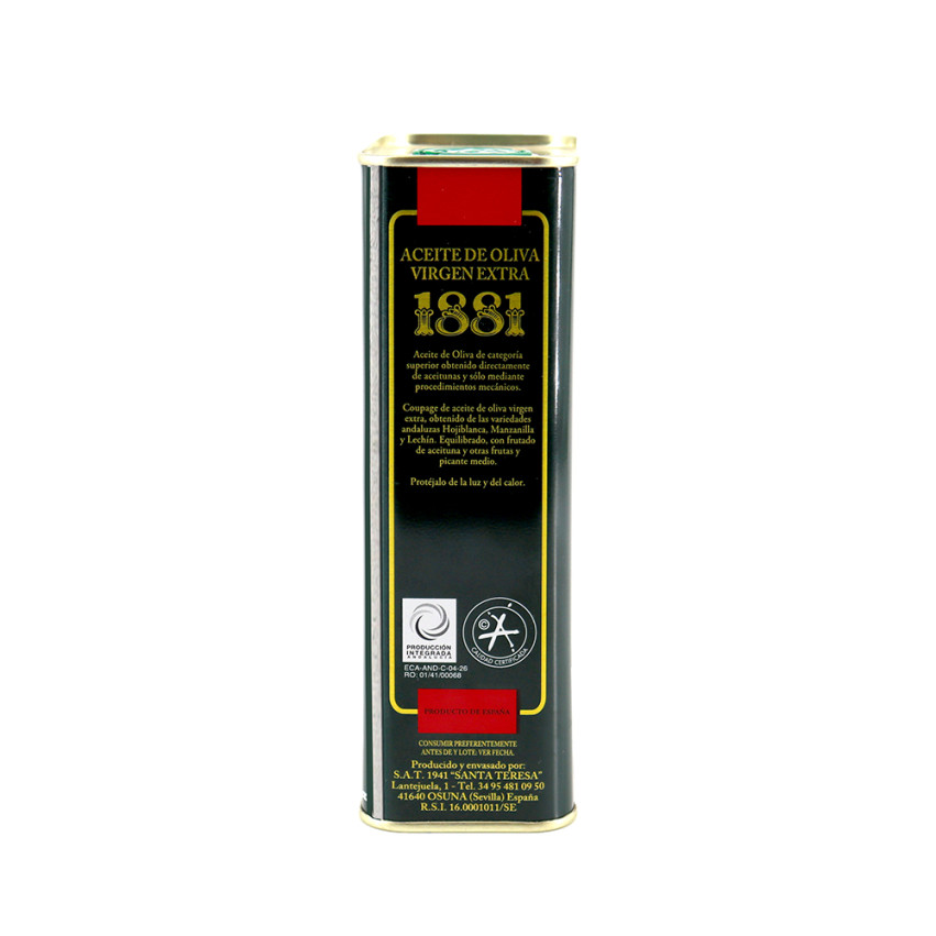 Huile d'Olive Vierge Extra 1881 – Boîte 500 ml
