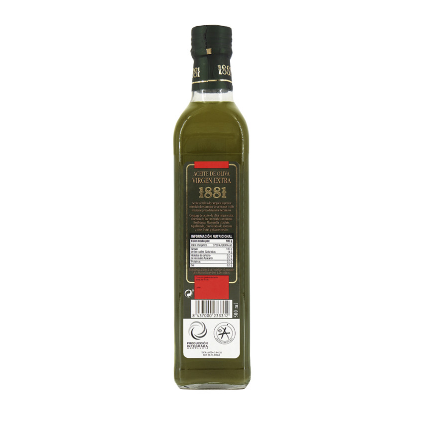 Huile d'Olive Extra Vierge 1881 – Marasca 500 ml