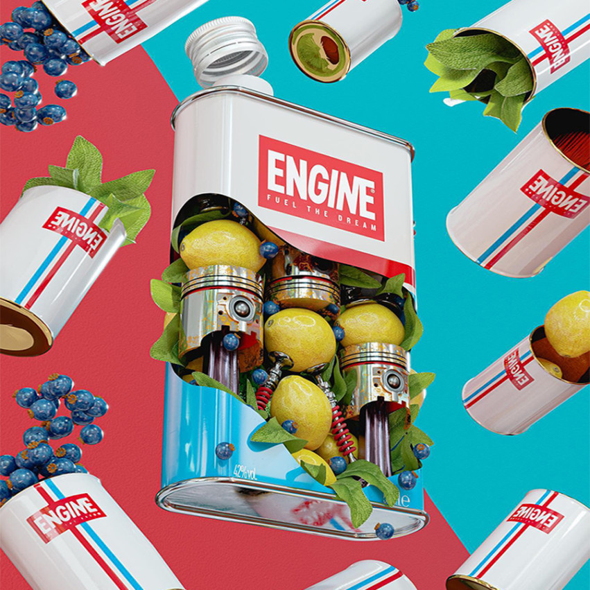 Ginebra Engine Orgánica 70 cl | Ginebra Premium Écologique Italienne | Iberian Market