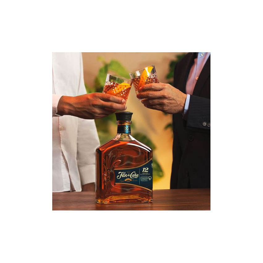 Ron Flor de Caña 12 Años 70 cl | Ultra Premium Rum z Nikaragui | Iberian Market