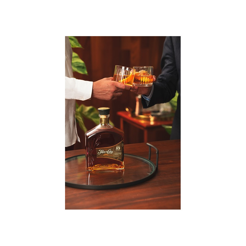 Ron Flor de Caña 18 Jahre 70 cl | Ultra Premium Rum aus Nicaragua | Iberian Market