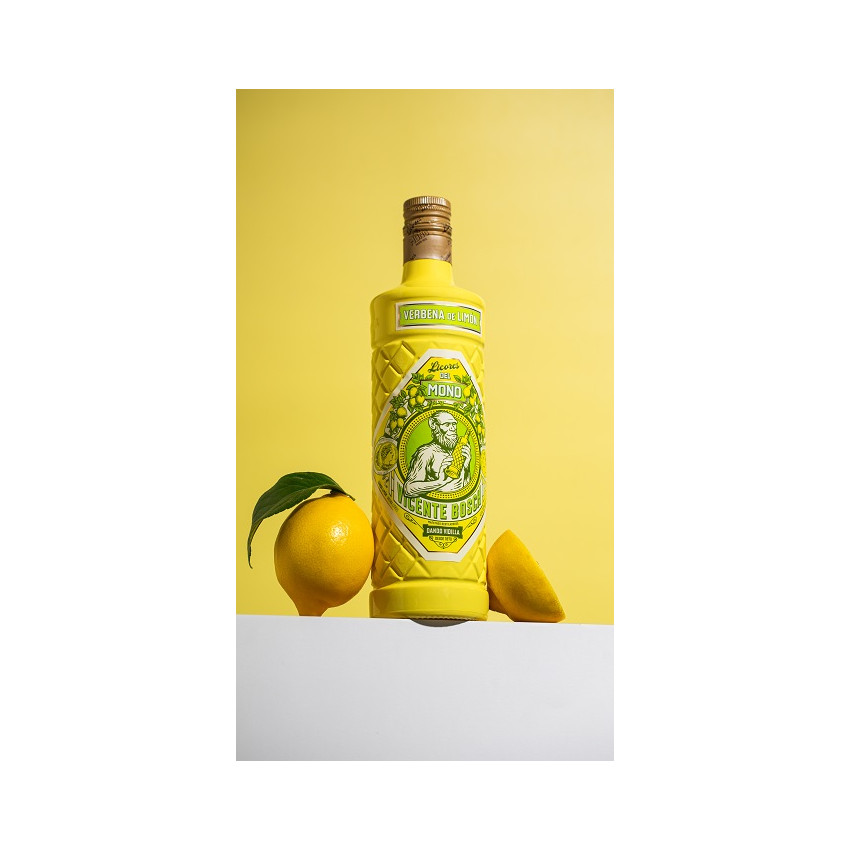 Licores do Mono Verbena de Limão 70 cl | Licor de Limão Artesanal | Iberian Market