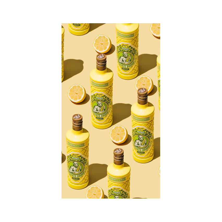 Licores do Mono Verbena de Limão 70 cl | Licor de Limão Artesanal | Iberian Market