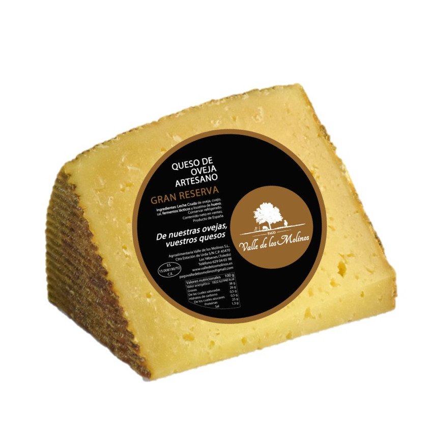 Queso de Oveja Artesano Gran Reserva Valle de los Molinos