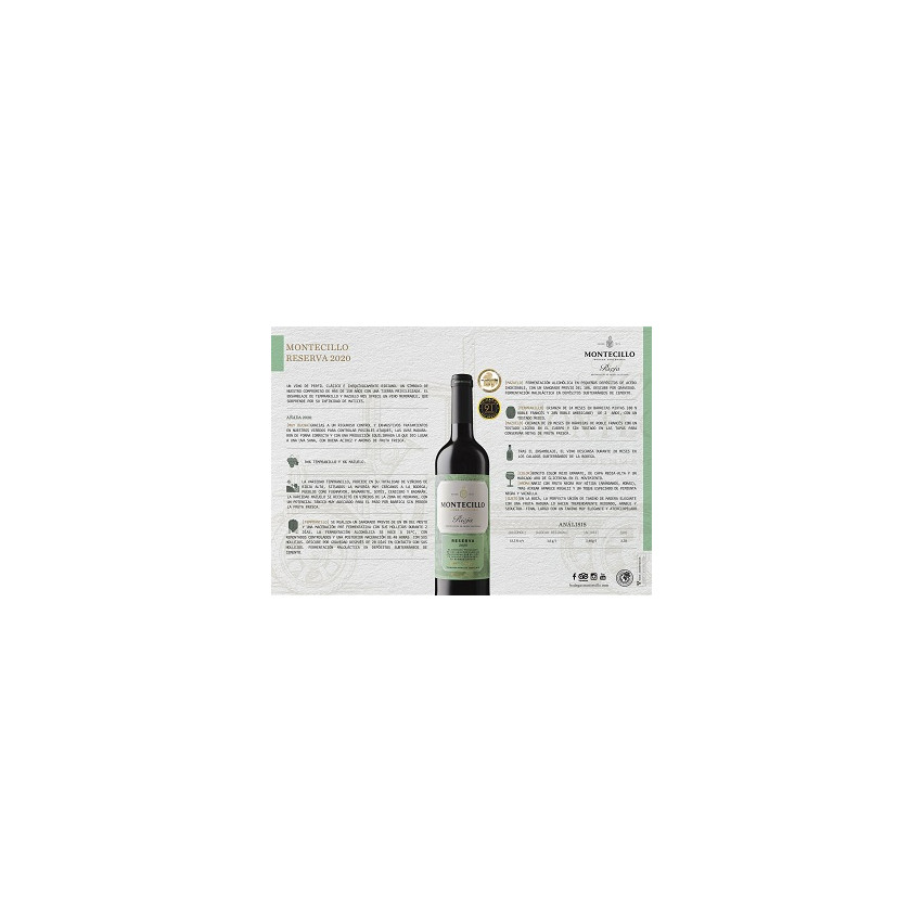 Montecillo Rioja Reserva 2020 70 cl