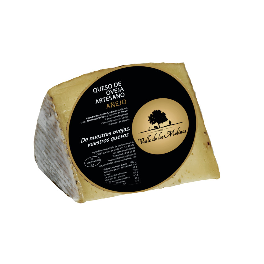 Artisanaler Aged Schafskäse Valle de los Molinos 250-300 g.