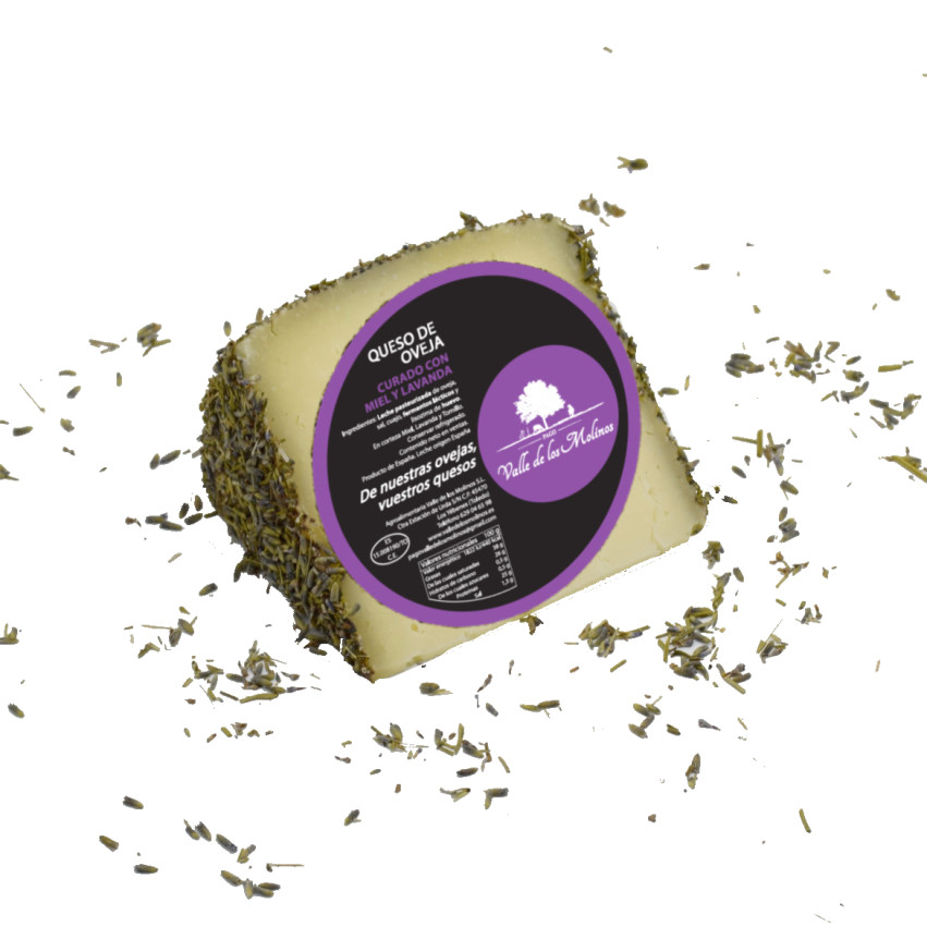 Gereifter Schafskäse mit Honig und Lavendel Valle de los Molinos 250-300 g.
