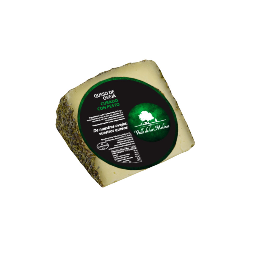 Cured Sheep Cheese with Pesto Valley of the Mills 250-300 g.
