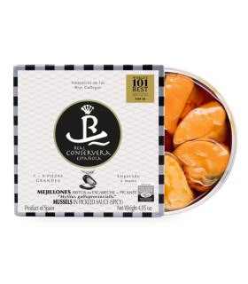 Moules en Escabèche 7/9 Real Conservera 120 ml | Conserves Gourmet Gallegos | Iberian Market