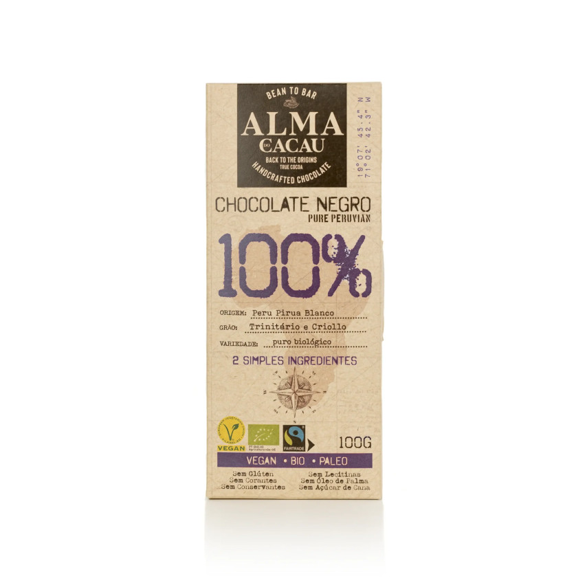 Kup Czekoladę Gorzką 100% Alma de Cacao | Czyste Kakao Gourmet
