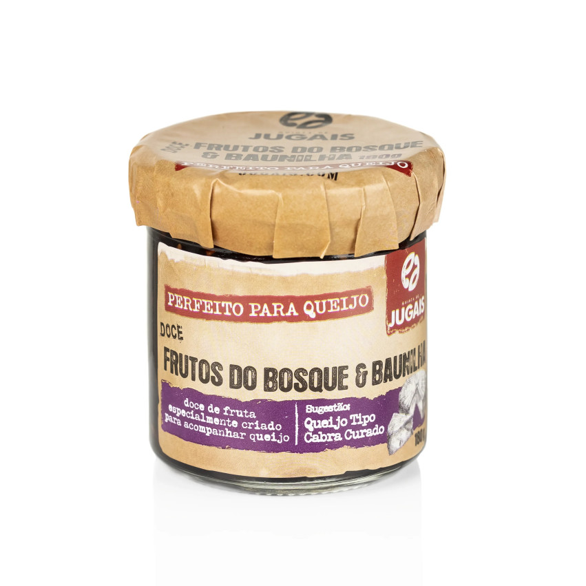Kup d?em z owoców le?nych i wanilii Quinta de Jugais 180 g | D?em Gourmet Naturalny