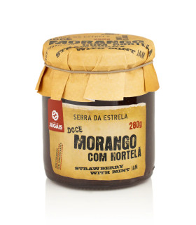 Buy Strawberry Jam with Mint Quinta de Jugais 280 g | Gourmet Natural Jam