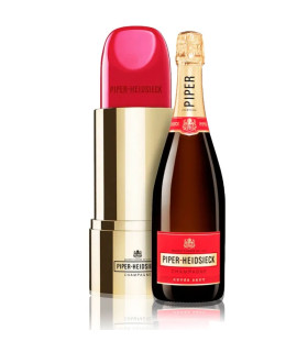 Champagne Piper Heidsieck Brut Nature 75 cl + enfriador pintalabios