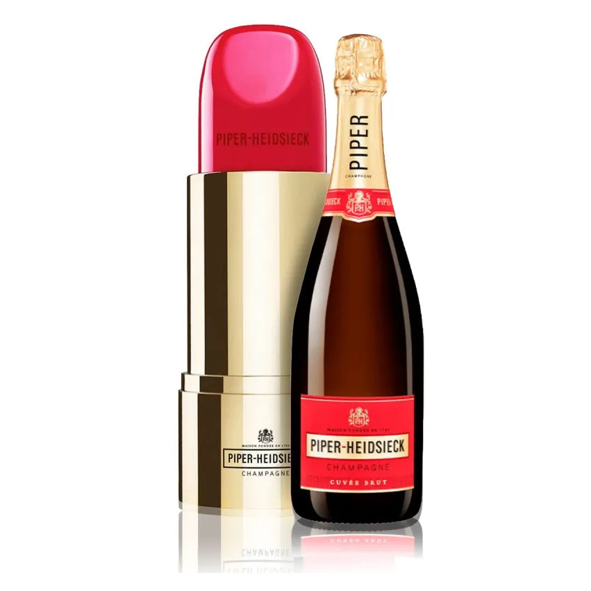 Champagne Piper Heidsieck Brut Nature 75 cl + ch?odziarka na szmink?