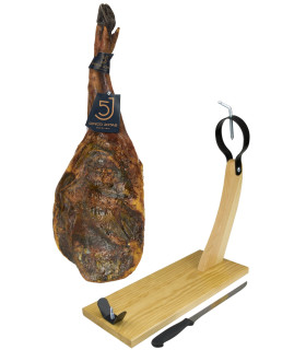 Paleta de Bellota 5J 100% Ibérica 5 Jotas 5-5,5 kg/pieza + regalo tabla y chuchillo de corte