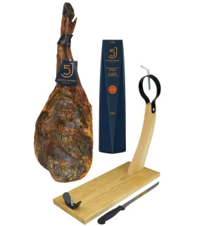 Pack 5J A : Łopatka 5 Jotas o wadze 5-5,5 kg/sztuka + 1/2 Polędwica 5 Jotas + prezent deska i nóż do krojenia