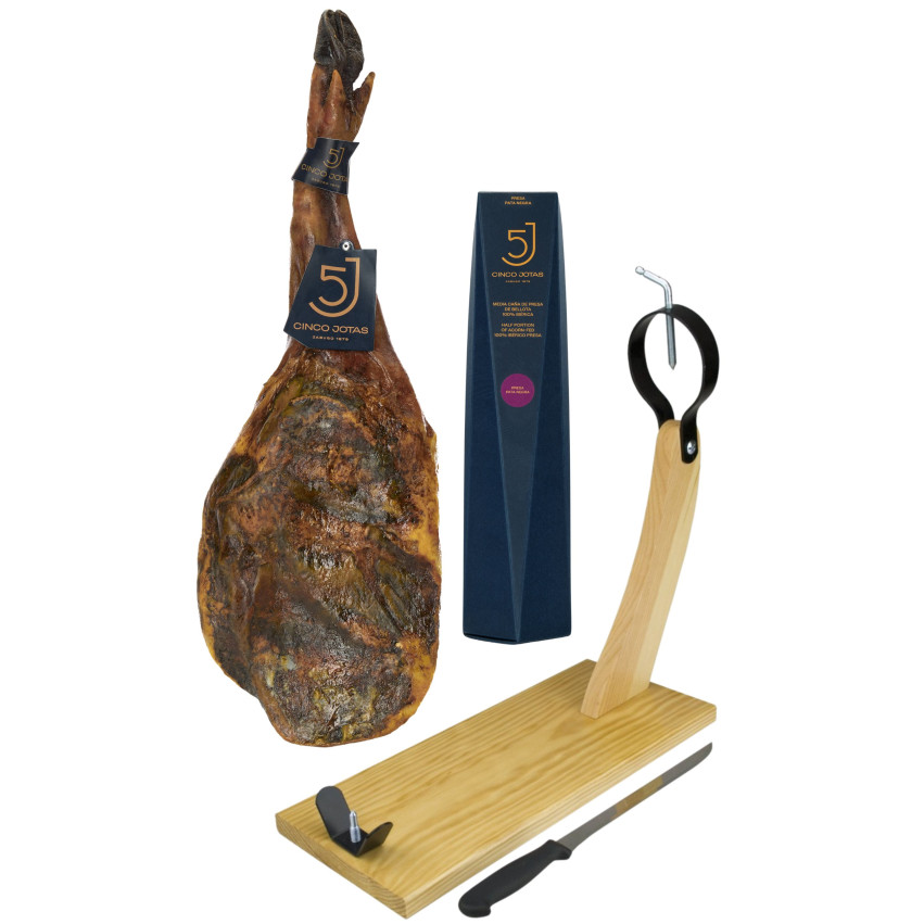 Pack 5J B : Palette et 1/2 Caña de Presa Ibérica 100% Bellota | Iberian Market