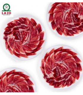 Plastry r?cznie krojonej Szynki Paleta de Bellota 100% Ibérica Lazo - 20 paczek po 80g | Iberian Market