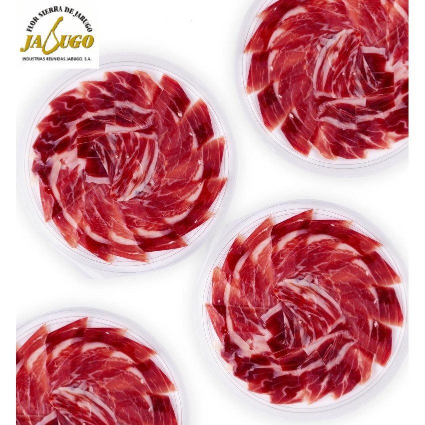 Hand-sliced acorn-fed 100% Ibérico ham Flor Sierra de Jabugo - 20 packages of 80g