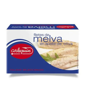 Filetes de Melva en Aceite de Oliva 120 grs. Arlequin